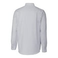 thumbnail image 3 of Men's Cutter & Buck  Light Blue Toledo Mud Hens Big & Tall Oxford Stretch Stripe Long Sleeve Button-Down Dress Shirt, 3 of 3