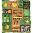 thumbnail image 5 of Softball Blanket 50"x60" Softball Gift Blanket Cute Soft Cozy Warm Flannel Blanket for Bed Couch Sofa, Softball Laces Sports Lovers Throw Blanket, 5 of 5