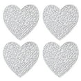 thumbnail image 2 of Coasters Set for Dining Table Mats, 4Pcs Place Mats Hollow Anti-scratch Heart-shape Insulated Cup Mats Tableware for Daily Use, 2 of 6