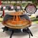 thumbnail image 2 of Parrilla eléctrica vertical ROVSUN de 1600 W, acero inoxidable, roja, 2 of 9