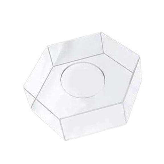 Practical Clear Acrylic Stands Cake Display Rack Refillable Board Cake Display Stand Set with Fillable Acrylic Base