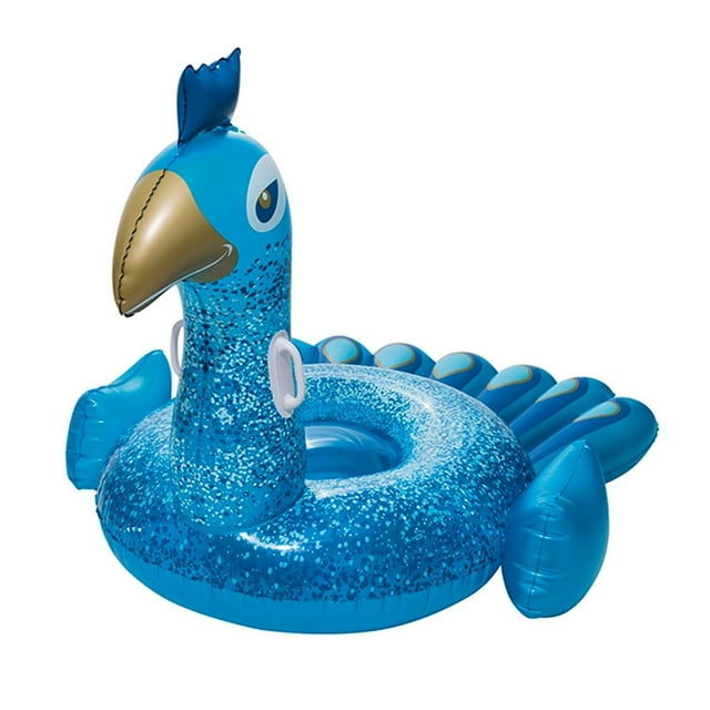 Flotador Montable Bestway Pavo Real Azul