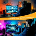 thumbnail image 3 of shiyou-Volivo 100 FT Bluetooth Led Strip Lights Compatible with App Control Remote, 5050 RGB Led Lights for Bedroom, Music Sync Color Changing Lighting for Bedroom, Home, Kitchen, Party Decors, 3 of 4