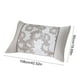 thumbnail image 3 of Juego de fundas de almohada de algodón con estampado floral | Tamaño estándar de 50 x 108 cm | Tejido transpirable y antibolitas | Azul claro, rosa, gris y amarillo | Ropa de cama suave para la, 3 of 6
