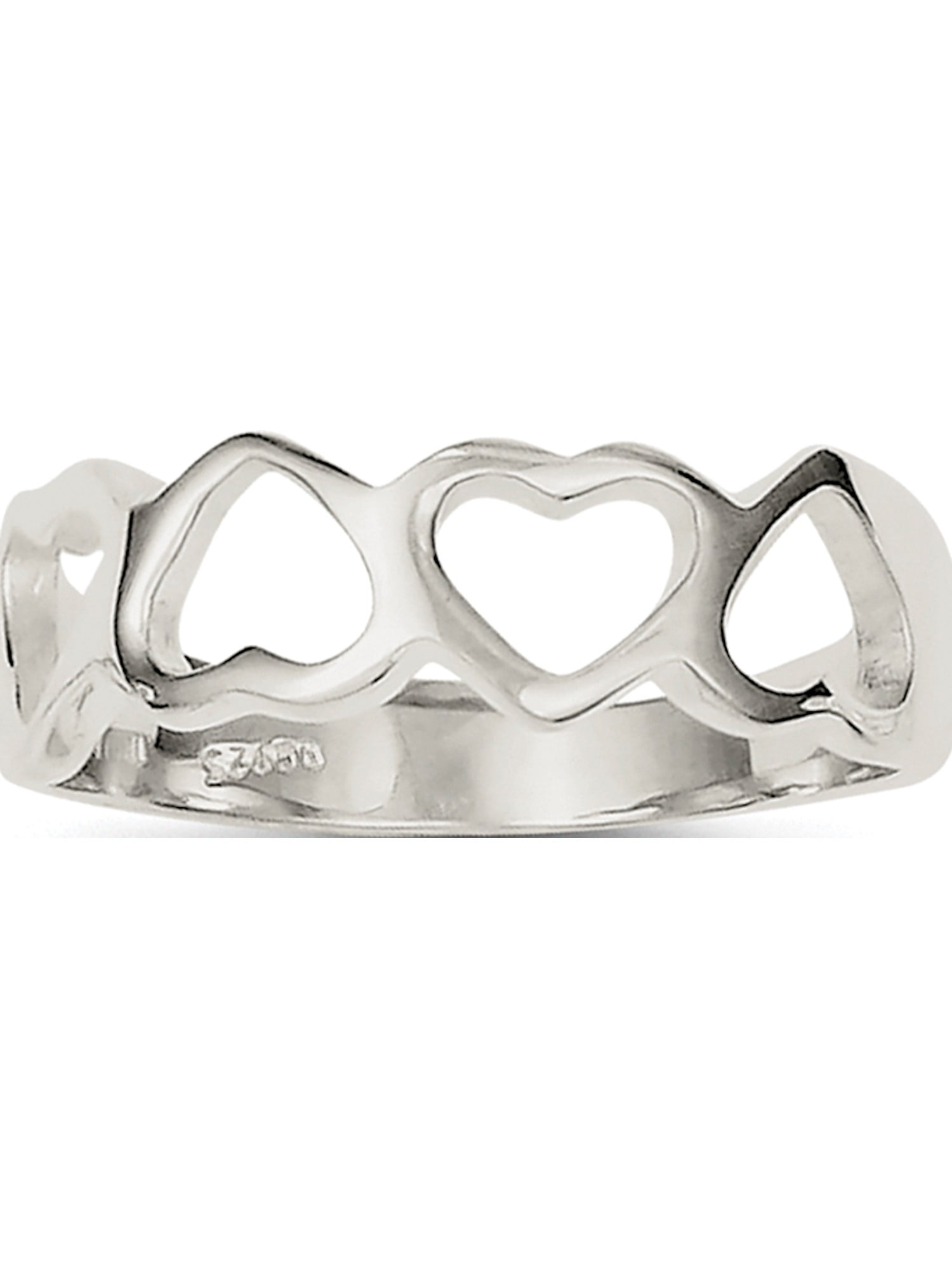solid heart ring