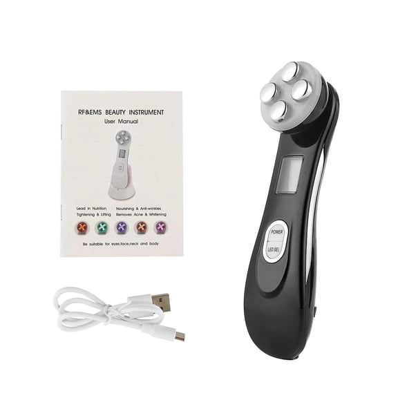5-in-1 RF Radio Frequency EMS Electroporation LED Photon Beauty Device. Skin Lifting, Tightening & Anti-Wrinkle Skin Care