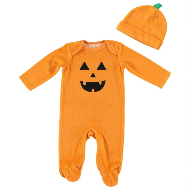 Chick Pea Baby Boy 2 Pc Footed Coverall Set Sizes Newborn 9 Months Walmart Com