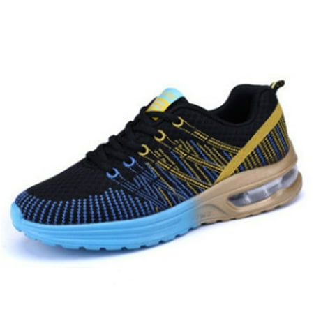 

Womens Walking Shoes Non Slip Lightweight Comfort Casual Sneakers for Women Gym Running Work - Blue 8.5