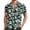Green, variant on European Beach Men Comfortable Loose Sports Foreign Trade Business Casual Collar Button Open Shirt Short Sleeve Shirt Anime Tee Shirts Men
