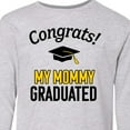 thumbnail image 4 of Inktastic Congrats My Mommy Graduated with Cap Long Sleeve Youth T-Shirt, 4 of 5