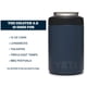 thumbnail image 4 of Aislador de latas YETI Rambler Colster, 355 ml, azul marino, para lata estándar, 4 of 9