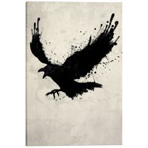 Cortesi Home 'Raven' by Nicklas Gustafsson Giclee Canvas Wall Art - White 40 x 60