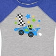 thumbnail image 4 of Inktastic Happy 1st Birthday Blue Racing Car Boys or Girls Baby Bodysuit, 4 of 5