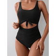 thumbnail image 4 of Olaglory Women's One Piece Swimsuit Tummy Control Bathing Suit for Women Slimming Cutout Tie Knot Swimwear, 4 of 7