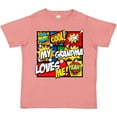 thumbnail image 3 of Inktastic My Grandma Loves Me Boys or Girls Toddler T-Shirt, 3 of 5