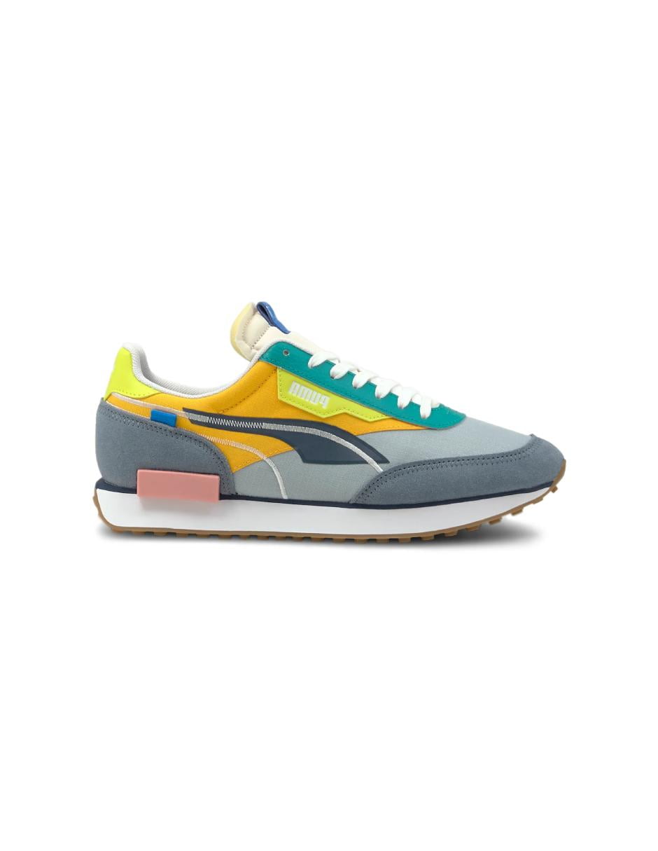 Tenis Future Rider Twofold amarillo 23 Puma 381052 11 Bodega Aurrera en linea