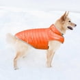 thumbnail image 5 of Reflective Waterproof Windproof Dog Coat Cold Weather Warm Dog Jacket Reversible Winter Down Dog Vest Clothes for Small Medium Large Dogs Christmas, 5 of 7