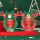 thumbnail image 4 of Caja de manzanas de Navidad Farfi, caja con asa de embalaje de Chocolate transparente decorativa Adorable festiva para fiesta, 4 of 5