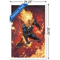 thumbnail image 3 of Marvel Ghost Rider - Flaming Chain Wall Poster, 22.375" x 34" Framed, 3 of 5