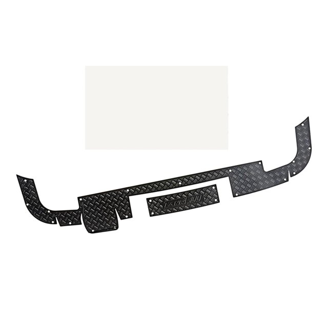 Placa antideslizante de parachoques delantero 1: tanque 300 Negro perfke Placa protectora de deslizamiento