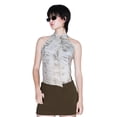 thumbnail image 2 of Blusa de cuello halter Mangata J&B Beige, 2 of 4
