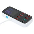 thumbnail image 2 of Puertos Cargador USB, 8 puertos Múltiples cargadores USB Estación de carga Aspecto llamativo, 2 of 12