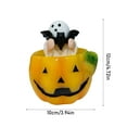 thumbnail image 2 of putnchl Halloween Ghosts Pumpkin Resin Desktop Ornaments, 2 of 4