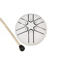thumbnail image 1 of Tambor de Lengüeta de Acero de 6 Tonos de 3 Pulgadas Mini Tambores de Mano con Instrumentos Musicales de Percusión Accesorios de Tambor F, 1 of 5