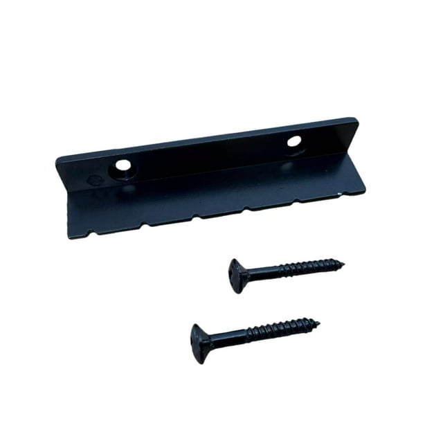 Bunblic Metal Guitar Nut Easy Installation Stringed Instrument Repairing Professional Lightweight Guitar Accessories Sturdy L Shaped Black