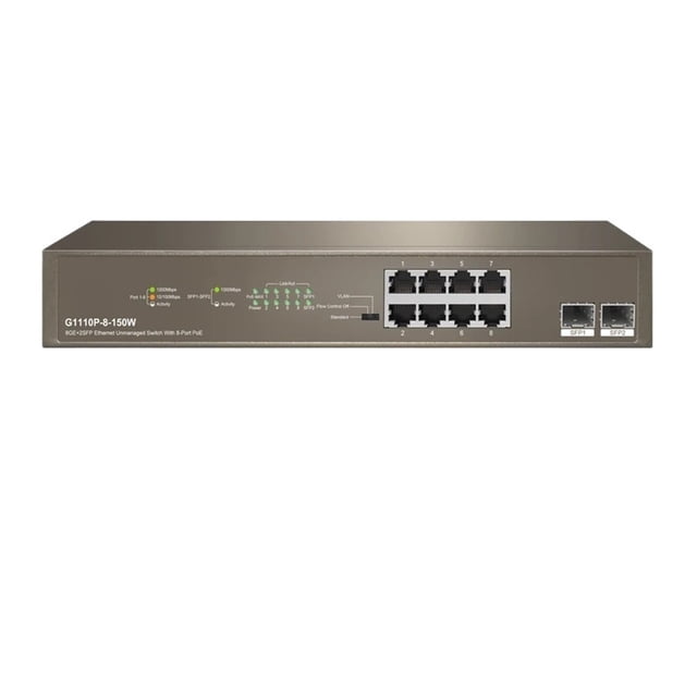 POE Switch 5/8/9/10 Ports Gigabit Fast Network Switch 8 PoE+2 UpLink With Internal Power Office Home Network Hub For IP Camera
