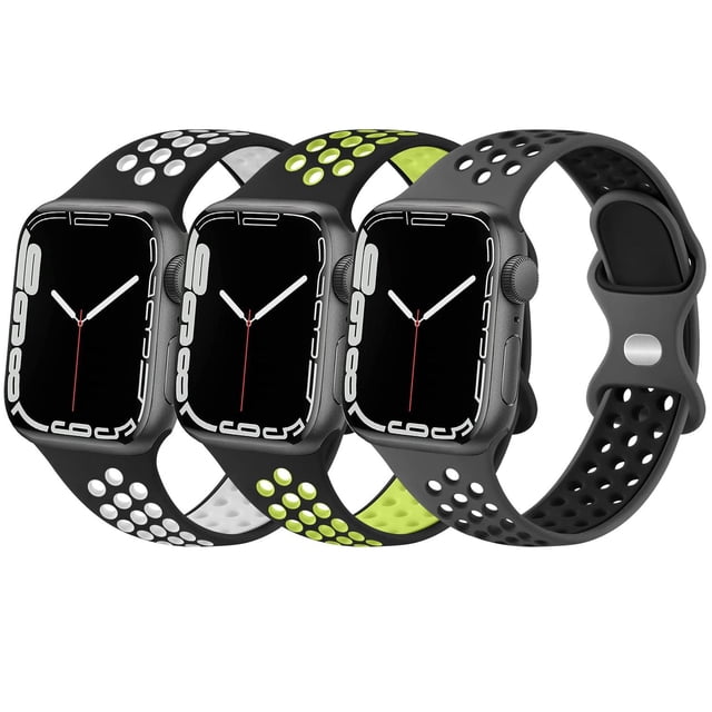 Bandas Deportivas Compatibles Apple Watch Silicona Suave para Mujer y Hombre