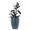 Army Green, variant on mdj pottery 1 Piece 17 Inch Large Ceramic Planter, Ceramic Indoor Plant Pots with Drainage, White Horizontal Ripples, Plant Pots for Indoor Outdoor, Doorway Decor for Monstera Fiddle Leaf Fig - White