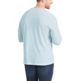 thumbnail image 2 of Hat and Beyond Men's Organic Premium Cotton Garment Dye Long Sleeve T Shirt, 2 of 6