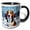 Black/White, variant on 3drose, Awesome Dachshund Dog in Winter. Colorful Art. Cool Gift for All, 11oz Magic Transforming Mug
