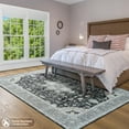 thumbnail image 5 of Homore Traditional Pattern Mystic Medallion Area Rug, 9' x 11', Gray, 5 of 7