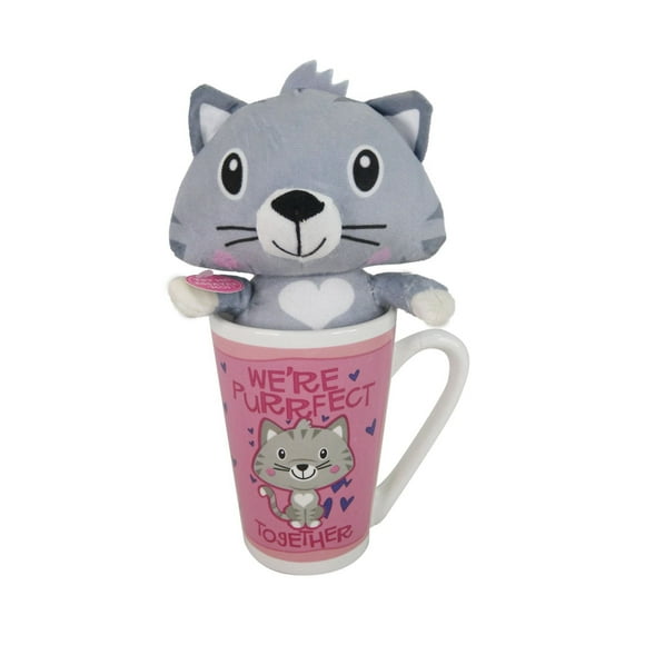 son en peluche en latte-minou