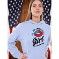 thumbnail image 2 of All American Girl W Kiss Hoodie Women -Image by Shutterstock, Female Small, 2 of 4