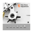 thumbnail image 3 of Leather Hole Puncher , Sets for Belts, Shoes, Fabric, DIY & Craft Projects, Multi Hole Size Use, 3 of 5