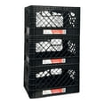 thumbnail image 6 of Juggernaut Storage 24QT Plastic Heavy-Duty Milk Crate, Black, 6 of 13