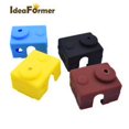 thumbnail image 2 of 3D Printer Nozzle Heater Protector Extruder Aluminum Heater Block Silicone Case Replacement for E3D-V6, Coffee Workhe, 2 of 9