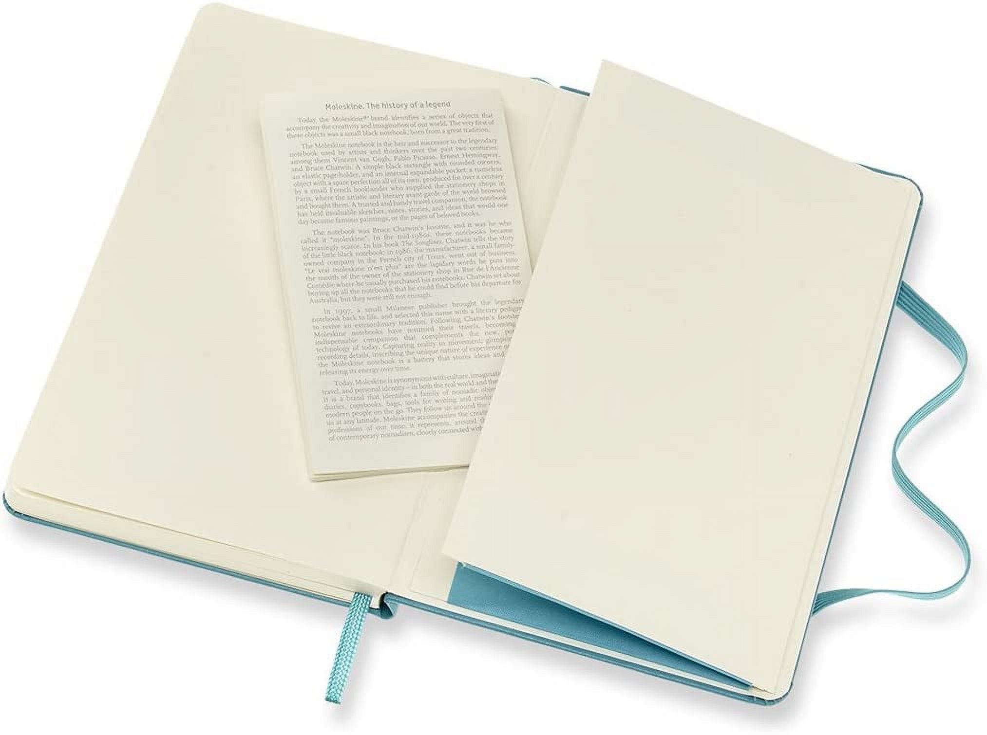Moleskine Classic Notebook, Pocket, Plain, Blue Reef, Hard Cover (3.5 X 5.5) (Other)