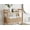 Beige, variant on Paper Rope Scalloped Edge Toilet Paper Storage Basket, Small Living Room, Bedroom Decor Baskets for Over Toilet Storage Shelf, End Table, Shelves and More, with 2 Wooden Handle