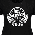 thumbnail image 4 of Inktastic Senior Class of 2026 in White with Graduation Cap Women's Plus Size T-Shirt, 4 of 5