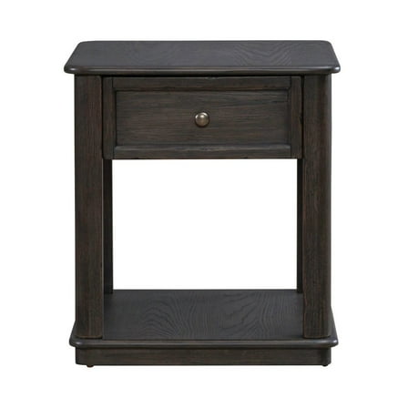 Liberty Furniture Wallace End Table for Living Room - Aged Oak