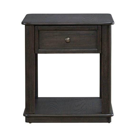 Liberty Furniture Wallace End Table for Living Room - Aged Oak