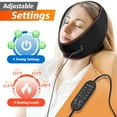thumbnail image 4 of Face Heating Pad for Jaw, Jaw Heating Pad, Heated Face Mask, USB Plug-in Washable Face Heated Wrap with 4 Heat & Timer Settings, Adjustable Strap for Facial Warm & Chin Relaxation, 4 of 9