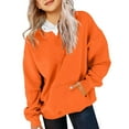 thumbnail image 6 of uikmnh Hoodies for Girls Girls Long Sleeve Casual Pullover Solid Color Hoodie Soft Comfortable Kids Sweatshirt for Spring and Fall Season Girls Hoodies Size:2-3 Years, 6 of 7