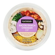 Marketside Premium Ready-to-Serve Bacon Cheddar Ranch Dip Small Tub, 16 oz (Refrigerated)