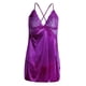 thumbnail image 2 of Señoras Backless  Lencería Chemise Ropa de dormir T-back  Púrpura m Yuyangstore Liberias de peluche para mujeres, 2 of 8