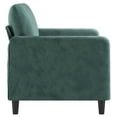 thumbnail image 2 of vidaXL 2-Seater Sofa Dark Green 120 cm Velvet, 2 of 5